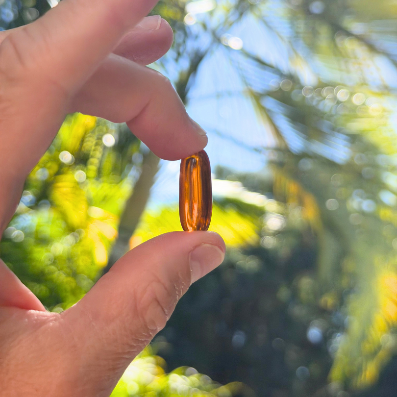 Organic Vitamin C Capsules with Acerola, Camu Camu & Rosehip