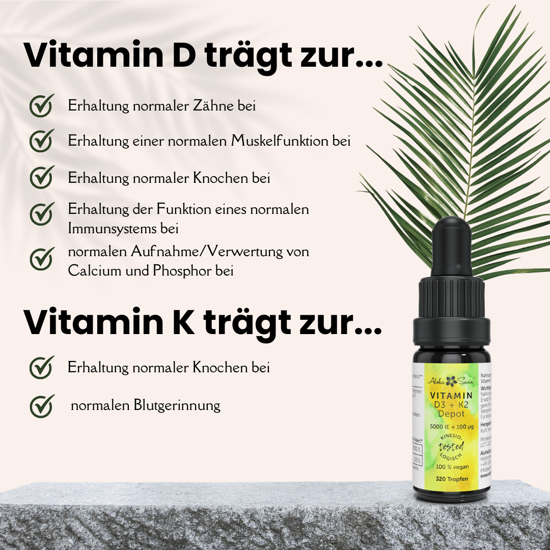 Vitamin D3 + K2 Tropfen