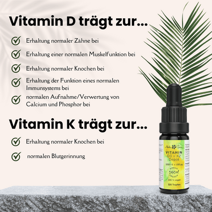 Vitamin D3 + K2 Tropfen