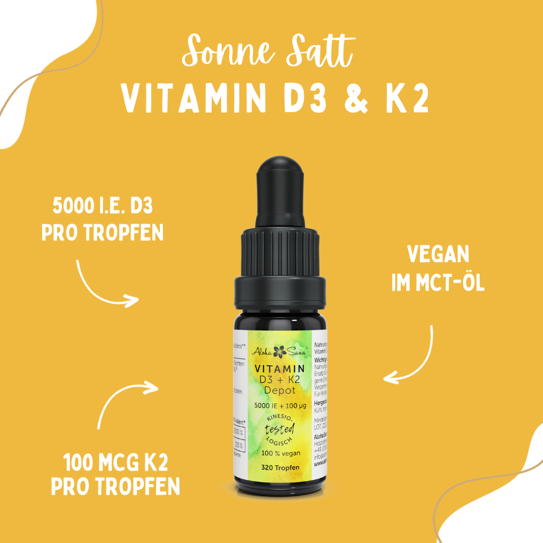 Vitamin D3 + K2 Tropfen