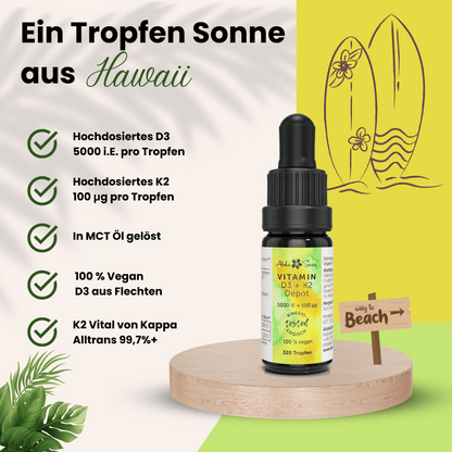 Vitamin D3 + K2 Tropfen