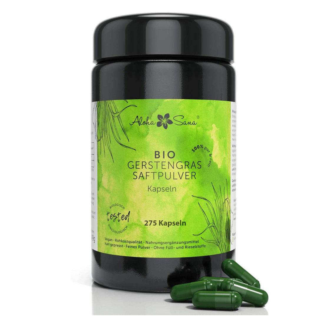 Bio Gerstengrassaft Kapseln 275 Stück