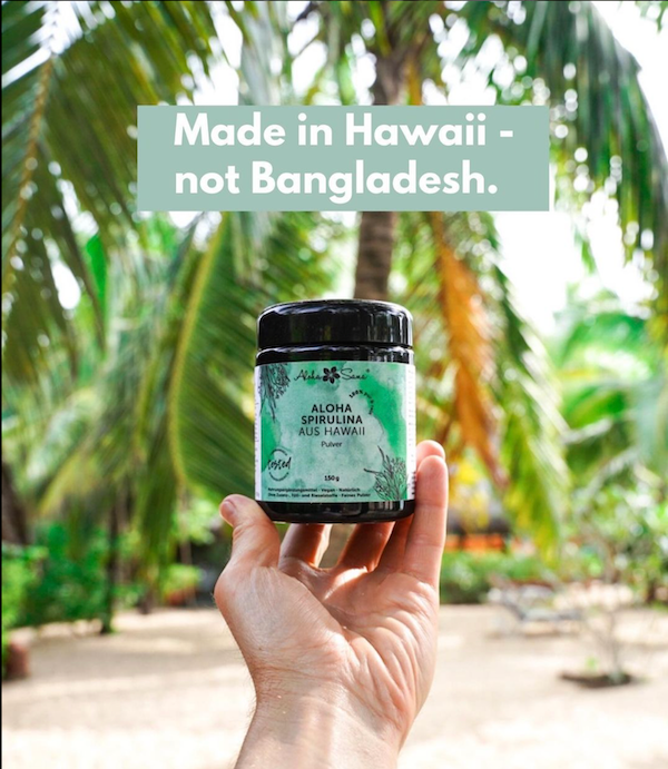 Hawaii Spirulina Algen 800 Presslinge Aloha Sana