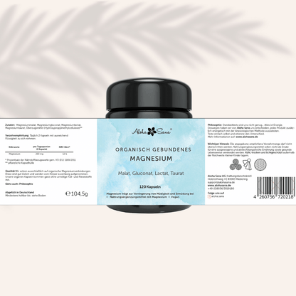 Magnesium 120 Kapseln - Aloha Sana