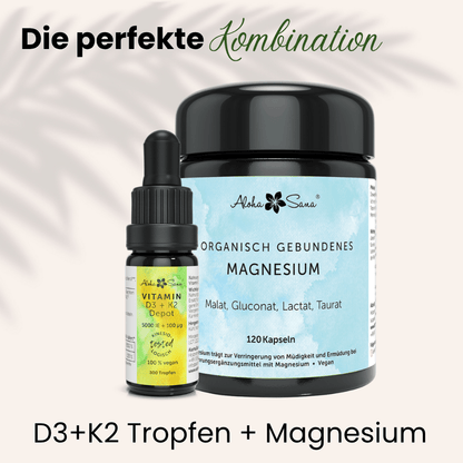 Magnesium 120 Kapseln - Aloha Sana