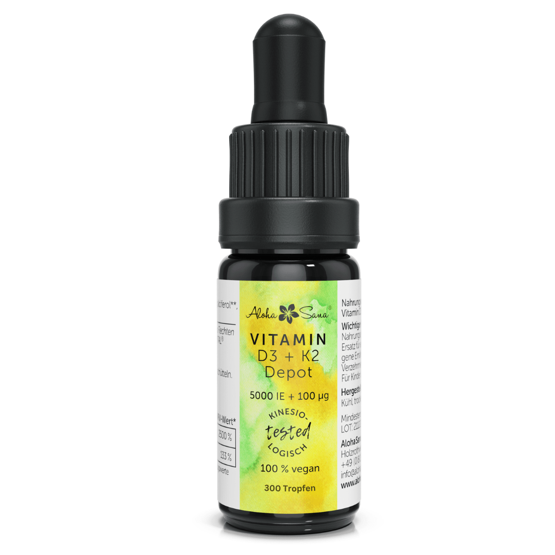 Vitamin D3 + K2 Tropfen - Aloha Sana