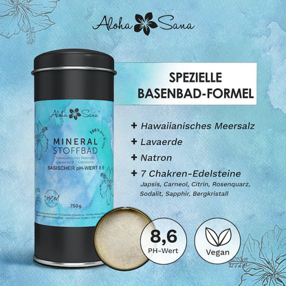Basisches Mineralstoffbad 1700 g - Aloha Sana