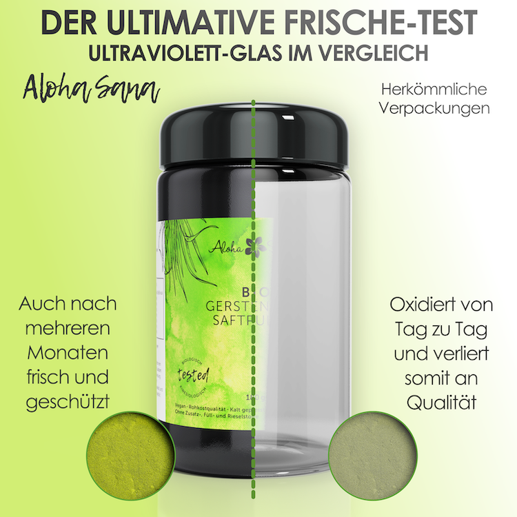 Bio Gerstengrassaft Pulver 180 g - Aloha Sana