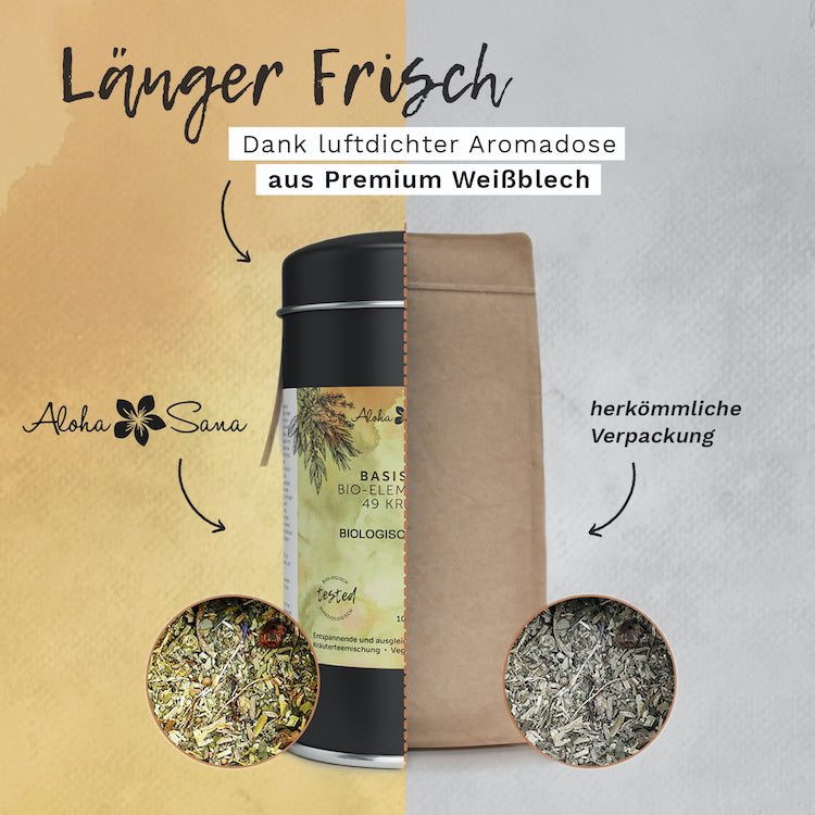 Basischer Bio 49 Kräutertee 100 g - Aloha Sana