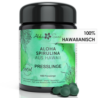 Hawaii Spirulina Algen 400 Presslinge - Aloha Sana