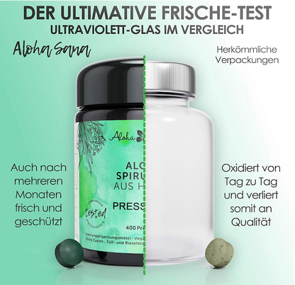 Hawaii Spirulina Algen 800 Presslinge - Aloha Sana