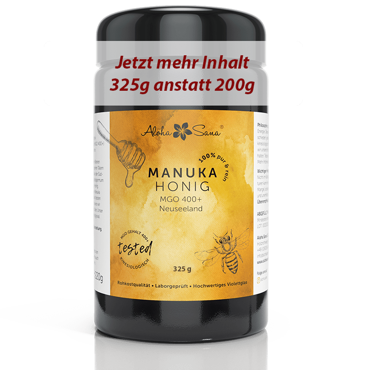 Manuka Honig aus Neuseeland 325g - Aloha Sana